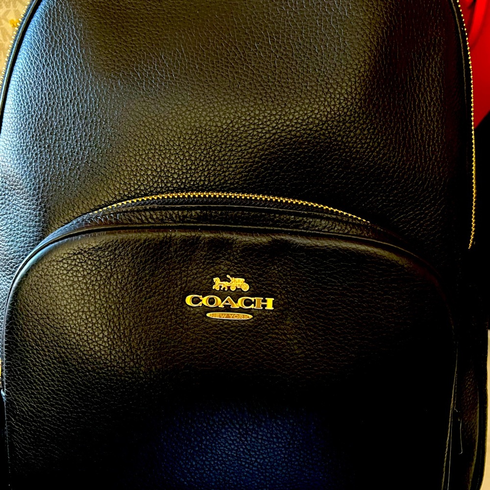 Coach Black Backpack